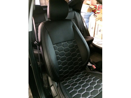 Каркасные авточехлы на Hyundai Solaris 2