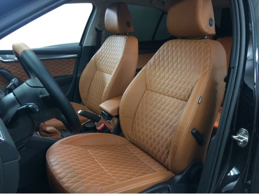 Каркасные авточехлы на Skoda Octavia A7 FL